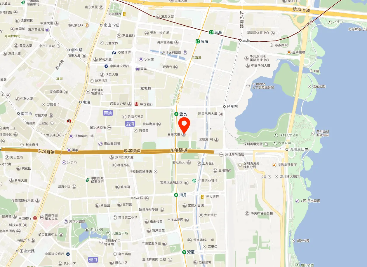 百丽大厦地图位置